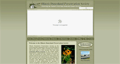 Desktop Screenshot of illinoisdunesland.org
